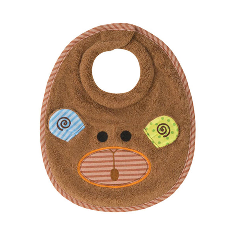 Zoocchini Baby Bib - Max the Monkey - CanaBee Baby