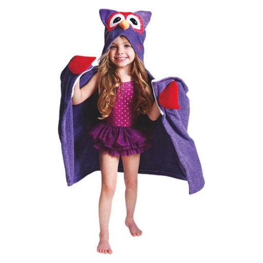 Zoocchini Toddler Hooded Towel - Olive the Owl - CanaBee Baby